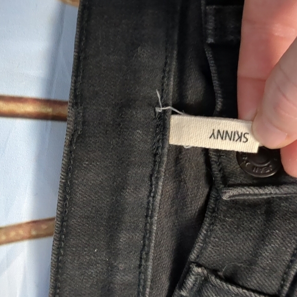 RAG & bone black distressed skinny jeans size 28 - Picture 4 of 7